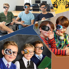Newcotte 12 Pcs Eye Patch for Kids Girls Boys Reusable Eye Patch for Glasses over the Lens Colorful Eye Patch Toddler Eye Patch Adorable Kids Eye Patches Assorted Eye Patch Cover (Spooky)
