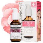 Advanced Clinicals Rosehip Oil For Face With Vitamin E + Botanicals Helps Improve Look Of Dark Spots, Wrinkles, Fine Lines, & Uneven Looking Skin Tone | Moisturizing Skin Care Face Serum, 1.8 Fl Oz