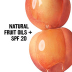 Revlon Lip Balm, Kiss Tinted Lip Balm, Face Makeup with Lasting Hydration, SPF 20, Infused with Natural Fruit Oils, 015 Juicy Peach, 0.09 Oz