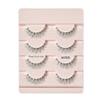 KISS The New Natural, False Eyelashes, 'Freckles', 12 mm, Includes 1 pair of lash, Contact Lens Friendly, Easy to Apply, Reusable Strip Lashes