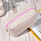Soidram pink makeup bag floral