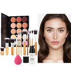 All in One Professional Makeup Kit for Women Girls Holiday Makeup Gift Sets Xmas Essential Bundle Include Eyeshadow Palette Lipstick Blush Concealer Eyeliner Mascara Brush Eyebrow Pencil