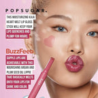 Kaja Lip Gloss - Heart Melter | High-shine, Glossy Finish, Flirty Cherry Red, Moisturize, 01 Too Hot, 0.04 Oz