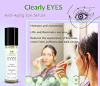 EYES, Natural Anti Aging Eye Serum | Hydrating and Firming Instant Treatment for Tired Puffy Eyes, Dark Circles, Swollen Eyelid, Eye Bags with Cucumber and Avocado | Made in USA