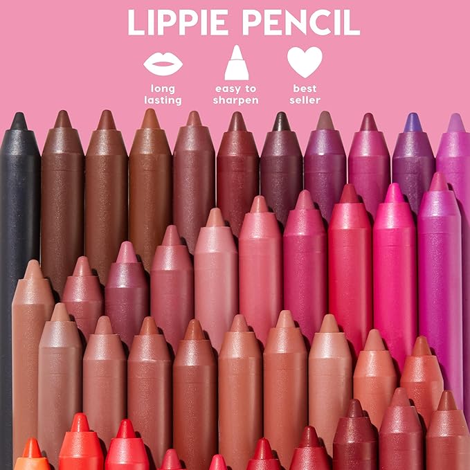 ColourPop Lippie Lip Pencil - High-Pigment, Long-Lasting Lip Liner - Sharpenable Lip Liner Pencil for High-Impact Lip Color - Vegan, Cream Formula with Precise Application - Pitch (0.04 oz)