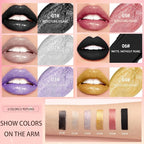 Black Matte Liquid Lipstick for Women, Soft Natural Gloss,