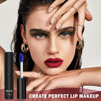 Peel Off Lip Stain Lip Tint Matte Liquid Lipstick Nude Lip Gloss Long Lasting Waterproof Lip Tint Stain Non-stick Cup Peel Off Lipstick Lip Makeup for Women Girls - 04