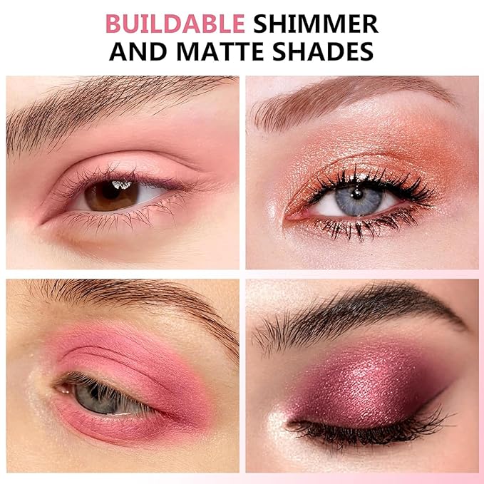 Eyeshadow Palette,Eye Shadow Pallet Makeup 15 Colors,Colorful Highly Pigmented Matte & Shimmer Makeup Eyeshadow for Women (LINGERIE)