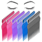 60 Pieces Eyebrow Razor Eyebrow Knife Eyebrows Shaper Trimmer Shaver Facial Hair Razor Tool for Christmas Valentine's Day Giving (Assorted Colors)