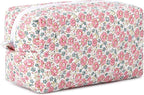 Soidram floral makeup bag quilted