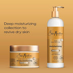 SheaMoisture Moisturizing Body Lotion with Raw Shea Butter, Argan Oil and Pro-Ceramides, Restoring Dry Skin, 24H Moisturizing 16 oz