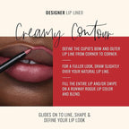 Runway Rogue Designer Liner Lip Pencil, Matte Muted Raspberry Lip Liner Pencil and Lip Liner Sharpener, ‘Open Call’