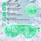 Cooling eye mask with gel