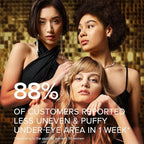 MAREE 24k Gold Under Eye Gels for Dark Circles and Puffiness - Collagen & Hyaluronic Acid Skincare Gel Pads - Gold Eye Patches for Puffy Eyes and Dark Circles - Under Eye Masks - Travel Essentials