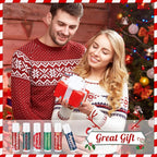 36 Pcs Lip Balm Bulk Easter Basket Stuffers Christmas Gifts for Kids Holiday Lip Balm Moisturizing Stick Lip Care Multipack Flavored Lip Balm for Party Supplies in 6 Flavors (Santa Claus)