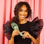 Wet Brush Original Detangler Hair Brush Emerald City (Wicked) Kit - Ultra-Soft IntelliFlex Bristles - Detangling Brush Glides Through Tangles For All Hair Types (Wet & Dry) - 1 Brush & 1 Scrunchie