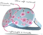 SMUG Satin Sleep Mask & Eye Mask | Travel Sleep Masks for Women & Men | Soft Sleeping Eye Mask to Nourish Skin & Reduce Dark Circles | Eye Sleep Mask Shades to Block Out Light | Cherry Blossom