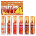 6 Colors Duck Lip Plumper Gloss,High Pigment Plumping Lip Gloss,Hydrating Lip Glow Oil, Lip Balm for women, Vegan Lip Makeup,Lip Stick Set for Women.Lip Care Oil Set.