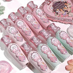 Flower Knows Midsummer Fairytales Lip Gloss-Glowy Moisturizing Coating Lip Lacquer-Hydrating Tinted Lip Oil for Girls&Women-Vegan & Cruelty Free-0.17Fl Oz(G08 Mystery Island)