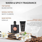 Black Opium by Yves Saint Laurent Eau de Parfum Spray 50ml & Shimmering Moisturising Fluid 50ml