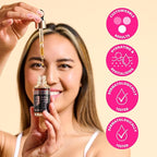 Skinny Tan Notox Face Tanning Drops - Hydrating Serum for Face with Vegan Collagen, Guarana, Aloe Vera - Reduces Appearance of Imperfections - 1 oz