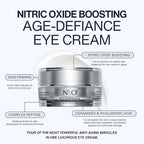 Age-Defiance Eye Cream - Day & Night Moisturizer with Nitric Oxide, Hyaluronic Acid, Complex Peptides, Ceramides - Hydrating Eye Cream for Dark Circles, Wrinkles, Fine Lines, Puffiness - 0.5 oz.