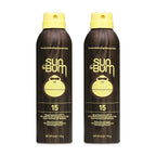 Sun Bum Sun Bum Original Spf 15 Sunscreen Spray Vegan and Reef Friendly (octinoxate & Oxybenzone Free) Broad Spectrum Moisturizing Uva/uvb Sunscreen With Vitamin E 2 Pack