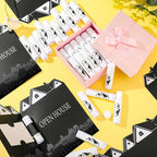 50 Pcs Open House Lip Balm with Cards Real Estate Agent Supplies Lip Moisturizer Moisturizing Lip Balm Bulk Moisturizing Lip Balm Stick for Open House Business Advertising Events