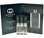 Gucci Guilty Sample Perfume MEN Guilty Guilty PARFUM Spray Pour Homme Size 1.5 ML / 0.05 (set of 3)