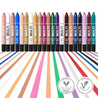 wet n wild Color Icon Cream Eyeliner Eyeshadow Multi-Stick, Moisturizing, Nourishing Velvety Cream-to-Powder Buildable & Blendable Formula, Cruelty-Free & Vegan - Snowy Skies