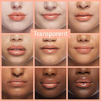 Lip Oil, Hydrating Lip Gloss Tinted Lip Balm Transparent Lip Care, Big Brush Head Glitter Shine, Long Lasting Nourishing Non-sticky Fresh Texture