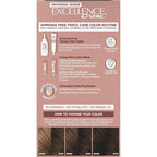 L’Oreal Paris Excellence Universal Nudes Permanent Hair Color, Ammonia Free Hair Dye for Gray Hair Coverage, 4N Natural Dark Brown, 1 Hair Dye Kit