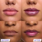 Wonderskin WONDER BLADING Top Gloss - Blue Glitter Lip Gloss, Hydrating and High Shine Finish Lip Makeup (Blue Glitter)