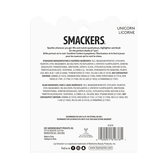 Lip Smacker Sparkle & Shine Eyeshadow Makeup Palette,