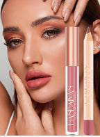 Lip Liner and Liquid Matte Lipstick Set, 12 Longwear