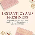 Paul & Joe Pressed Blush Palette Refill Only, Case Sold Separately, Oil-Absorbing Blush Powder, Bi-Color Face Blushes with Fitting Veil Powder, Light Beige and Light Pink, 01 Secret D'Or, 0.17 oz