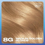 Clairol Nice'n Easy Permanent Hair Dye, 8G Medium Golden Blonde Hair Color, Pack of 3