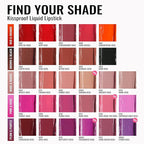 Oulac Matte Liquid Red Lipstick for Women, Long Lasting Lipstick Waterproof Lip Stain, No Transfer, Creamy High Pigmented Formula with Rose Oil, Vegan & Cruelty-Free, Light Red M08