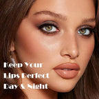 KISSIO Lip Liner Stain,Peel Off Lip Liner,Transfer Proof,Long Lasting and Waterproof,Lips Tint Tattoo,Natural Makeup Stain,Matte Finish,Gray pink