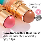 Physicians Formula Butter Glow & Go Multiuse Stick, Ultra-Creamy Radiant Finish Formula with Murumuru Butter, Vegan & Cruelty-Free- Sunkissed Rose