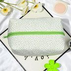 Soidram floral makeup bag quilted