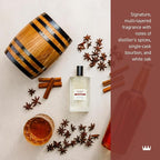 Cremo Cologne for Men - Bourbon & Oak Mens Cologne Spray - A Sophisticated Blend of Distiller’s Spice, Fine Bourbon and White Oak, Fragrances For Men, 3.4 Fl Oz