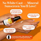 TruSkin Sunscreen Serum for Face – SPF 30 Universal Tinted Mineral Sunscreen Face Serum – Lightweight Transparent Finish – Zinc Oxide, Vitamin C, Hyaluronic Acid, Ceramides, All Skin Types, 1 fl oz