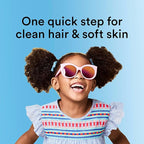 Suave Kids 3-in-1 Tear Free, Body Wash, Shampoo and Conditioners, Dermartologist Tested, Peach Pal, 28 Oz Pack of 4