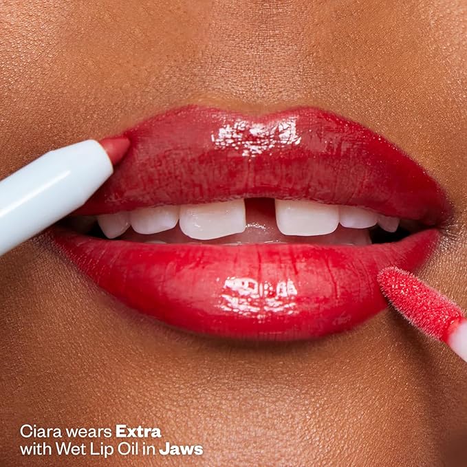 Kosas Hotliner Retractable Lip Liner Pencil with Built-In Brush & Sharpener - Easy Contouring, Hydrating, Long-Lasting - Pigmented Creamy Texture for Plumping Lips - Hyaluronic Acid & Konjac - Extra