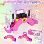 Kids Nail Polish Set for Girls, 28Pcs Nail Art Kit with Nail Dryer, Non-Toxic Peel-Off Water-Based Nail Polish Christmas Birthday Gifts Toddlers Kids Girls Toys Ages 3 4 5 6 7 8+