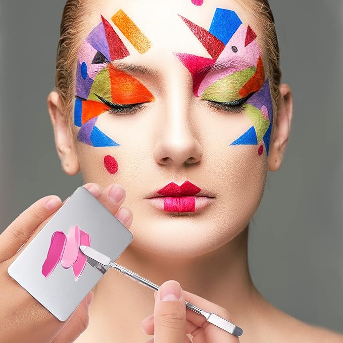 Makeup Mixing Palette Stainless Steel Foundation Palette