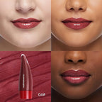 Juicy Lip Plumping Gloss, Tinted Lip Gloss Lip Plumper, Hydrating Moisturizing Lip Tint Stain, Highly Pigmented Shine Glossy Lip Oil, Long-Lasting Lip Gloss For Women Girls Dry Lip Care-04#