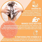 Shampoo Bar, Natural, Made in USA, Up to 60 Washes, Vegan, Sulfate Free, Mango, 2.2 Ounce, Shampoo Bar All Hair