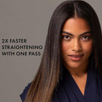 Hot Tools Pro Artist Black Gold Double Straight Dual Plate Hair Straightener | Faster Styling and Reduced Damage